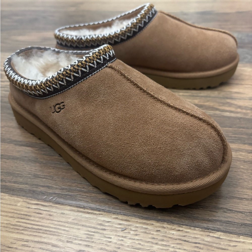 UGG Tasman II Chestnut Slippers 7 NIB